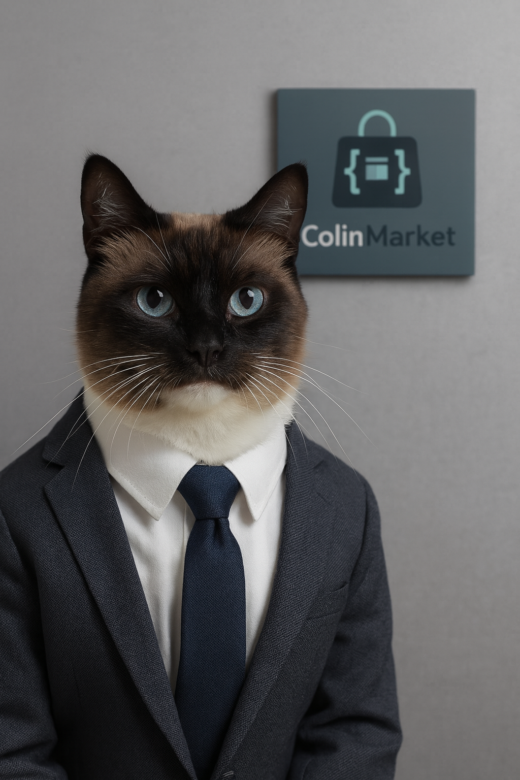 Cute Cat Illustration of Colin